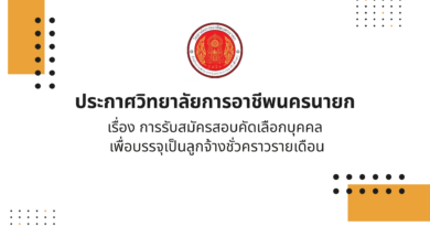 การรับสมัครสอบคัดเลือกบุคคล เพื่อบรรจุเป็นลูกจ้างชั่วคราวรายเดือน