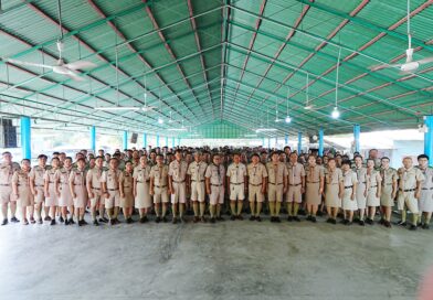 พิธีเปิดการฝึกอบรมผู้กำกับลูกเสือวิสามัญ ขั้นความรู้ทั่วไป และขั้นความรู้เบื้องต้น (R.B.T.C.)