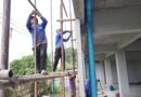 ความคืบหน้าและตรวจพื้นที่ก่อสร้างอาคารแฟลตที่พักอาศัย